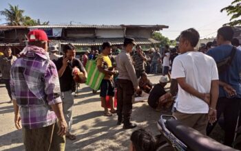 Silaturahmi Polres Lombok Barat di Pasar Segenter Warga Diajak Aktif Jaga Keamanan